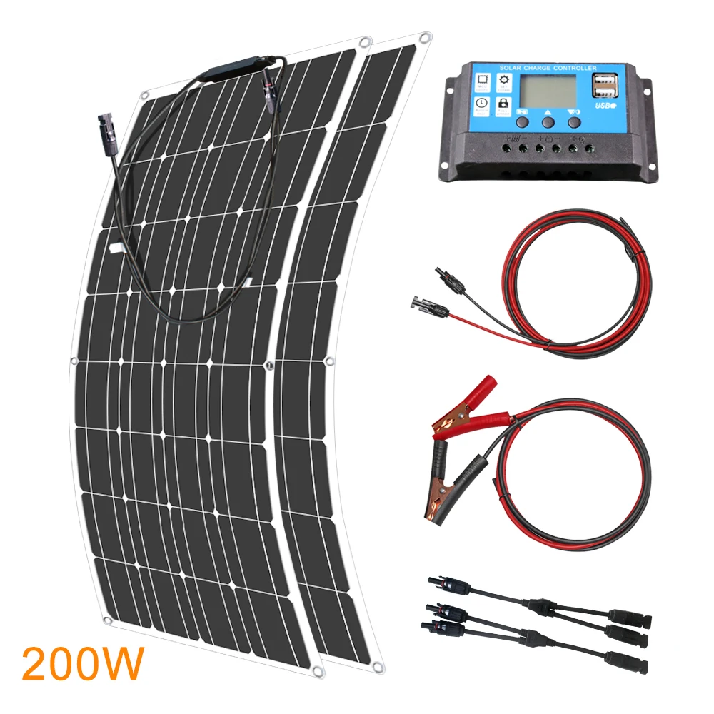 12V Flexible Solar Panel 600W 100W 200W 300W 400W 500W Bendable Waterproof Monocrystalline Best Solar Panel China for RV Boat - Image 11