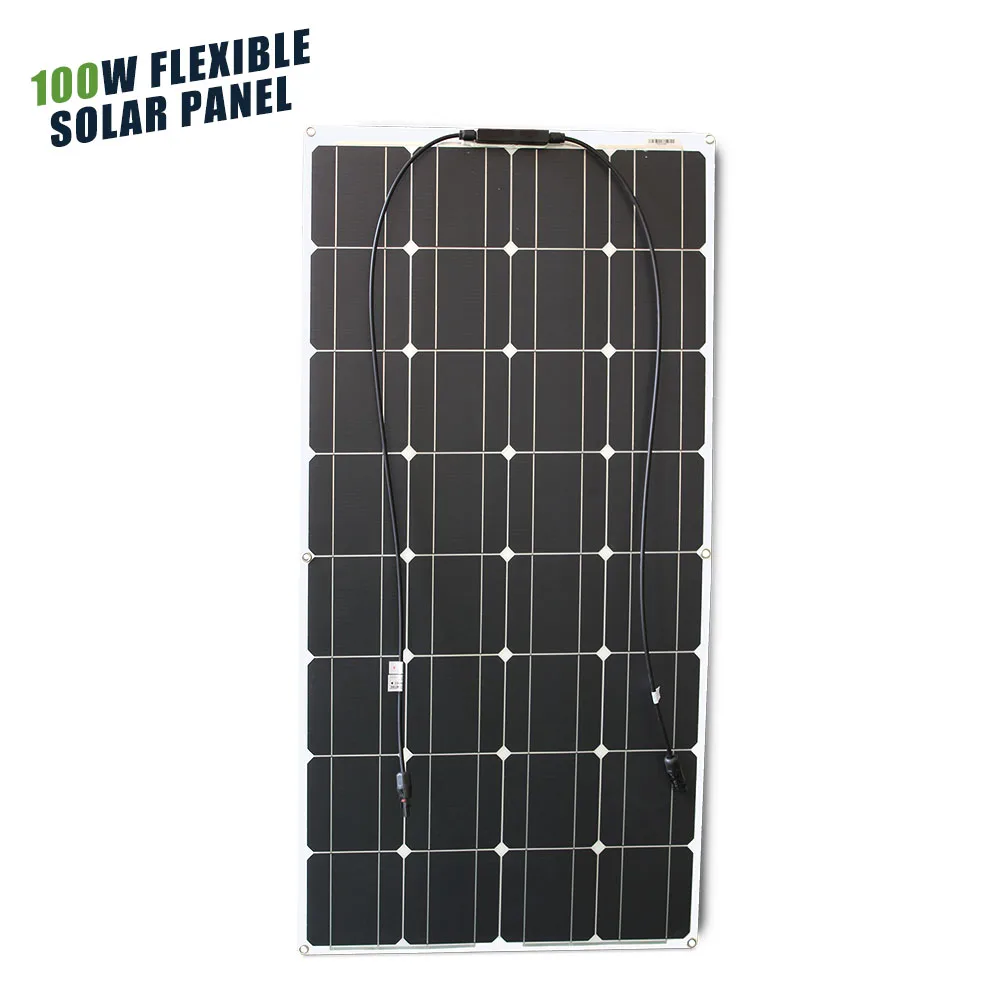 12V Flexible Solar Panel 600W 100W 200W 300W 400W 500W Bendable Waterproof Monocrystalline Best Solar Panel China for RV Boat - Image 8