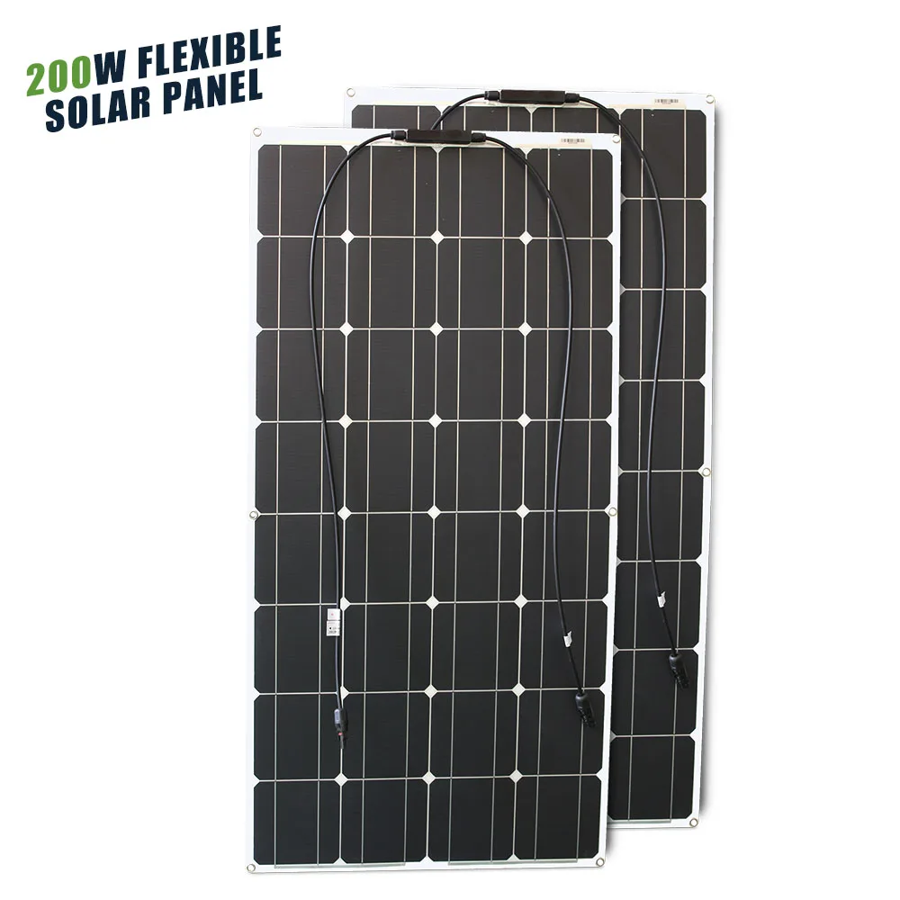 12V Flexible Solar Panel 600W 100W 200W 300W 400W 500W Bendable Waterproof Monocrystalline Best Solar Panel China for RV Boat - Image 9