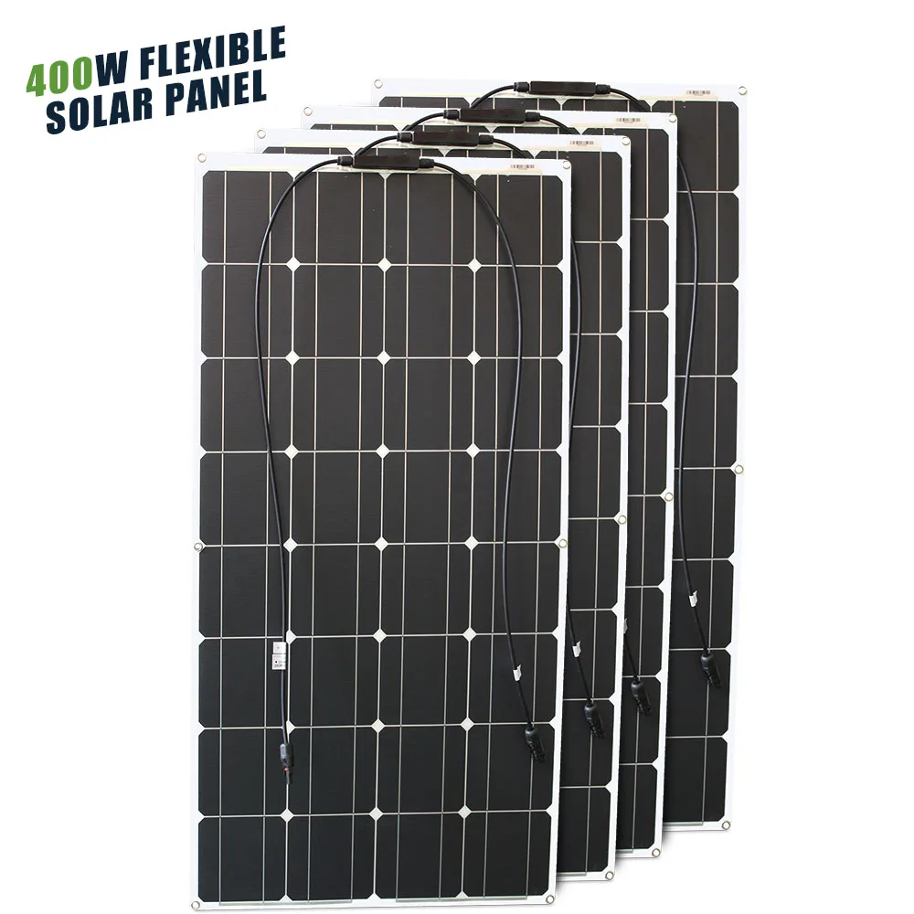12V Flexible Solar Panel 600W 100W 200W 300W 400W 500W Bendable Waterproof Monocrystalline Best Solar Panel China for RV Boat - Image 14