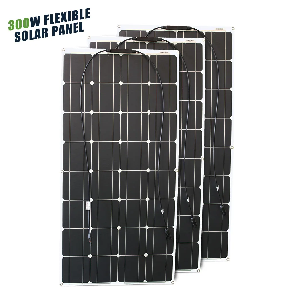 12V Flexible Solar Panel 600W 100W 200W 300W 400W 500W Bendable Waterproof Monocrystalline Best Solar Panel China for RV Boat - Image 15