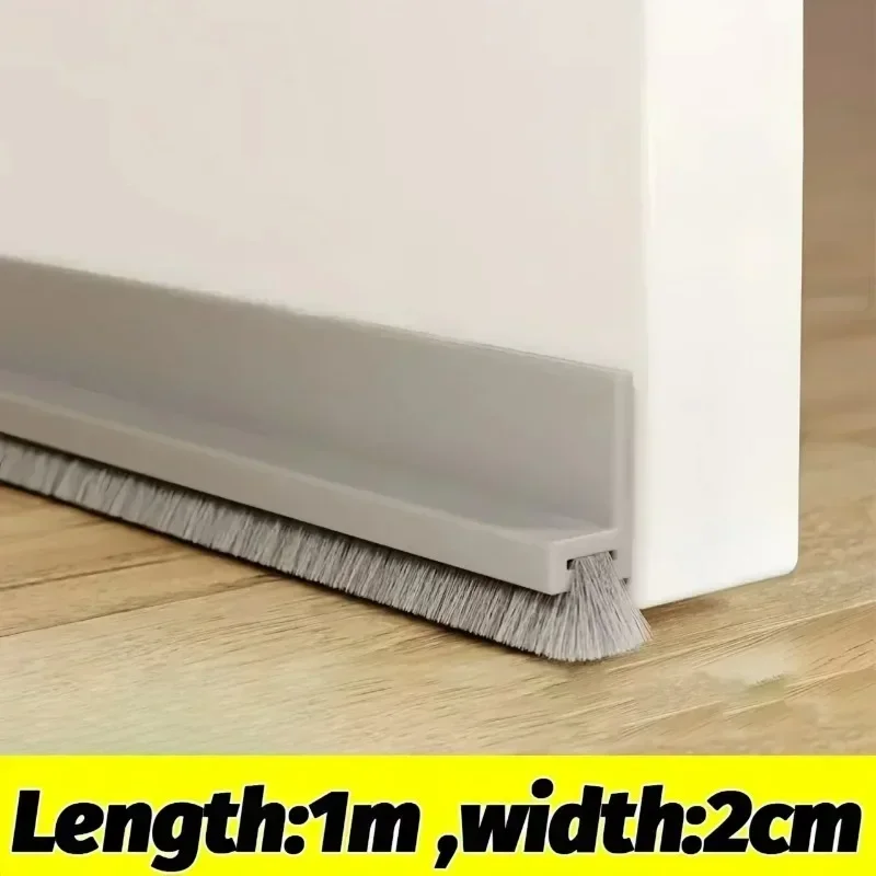 Door Sealing Strip Self-adhesive Door Bottom Gap Filling Sealing Strips Insect Proof Brush Strip Windproof Soundproof Door Tape - Image 9