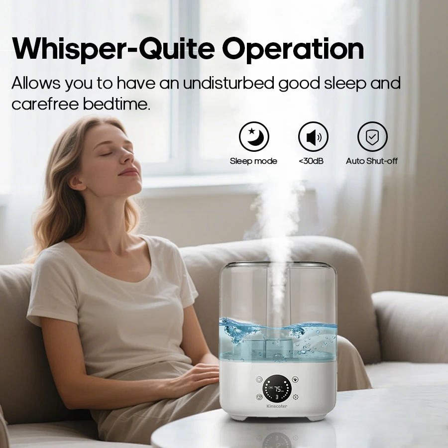 5L Air Humidifier Professional Large Capacity Home Air Humidifiers Ultrasonic Water Mist Diffuser Kinscoter Brand - Image 2