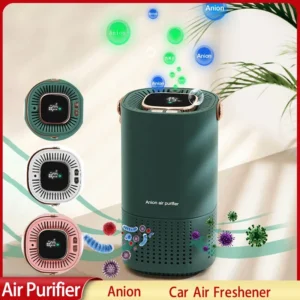 MIjia Air Purifier Ionizer Cleaner Negative Anion Generator Cigarette Smoke Odor Removal Filter Car Air Freshener 2023 New
