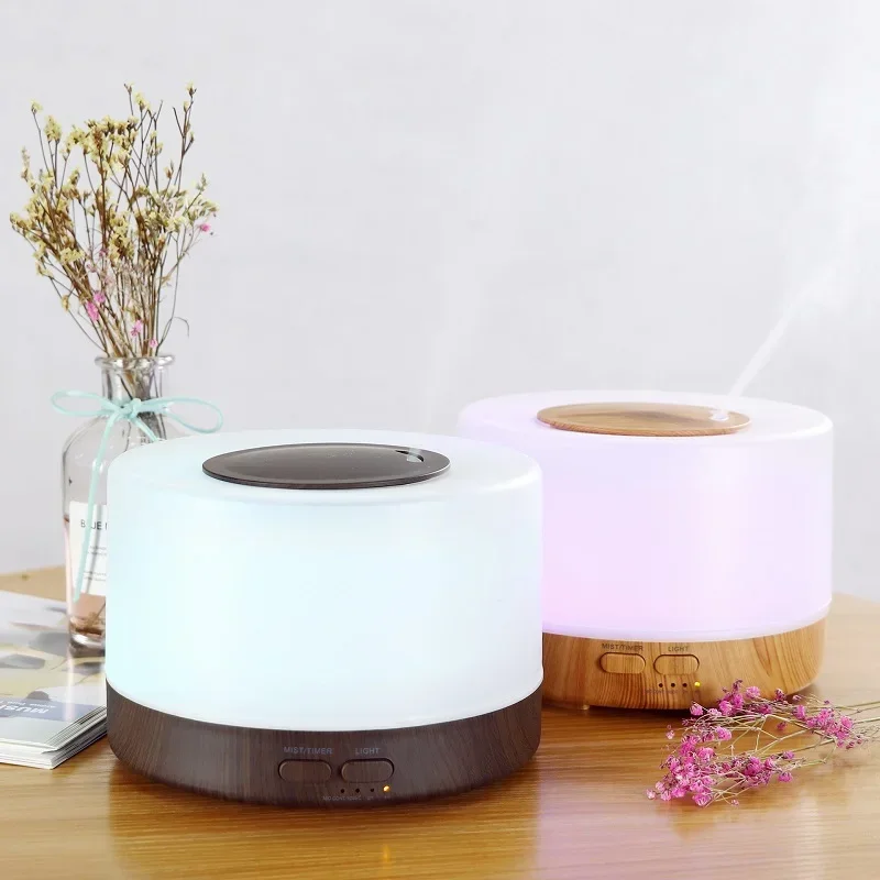 Smart WiFi 500ml Aromatherapy Essential Oil Diffuser Air Humidifier, Connect with Tuya, Alexa and Google Home with 7 LED Colors - Image 3