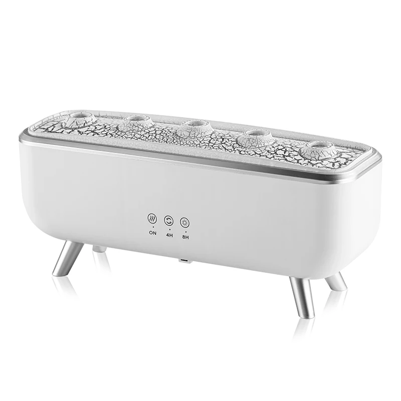 Simulated Volcanic Lava Humidifier with Color Lighting Aroma Diffuser Remote Control 5 Nozzles 2 Fog Modes Dancing Jellyfish for - Image 7