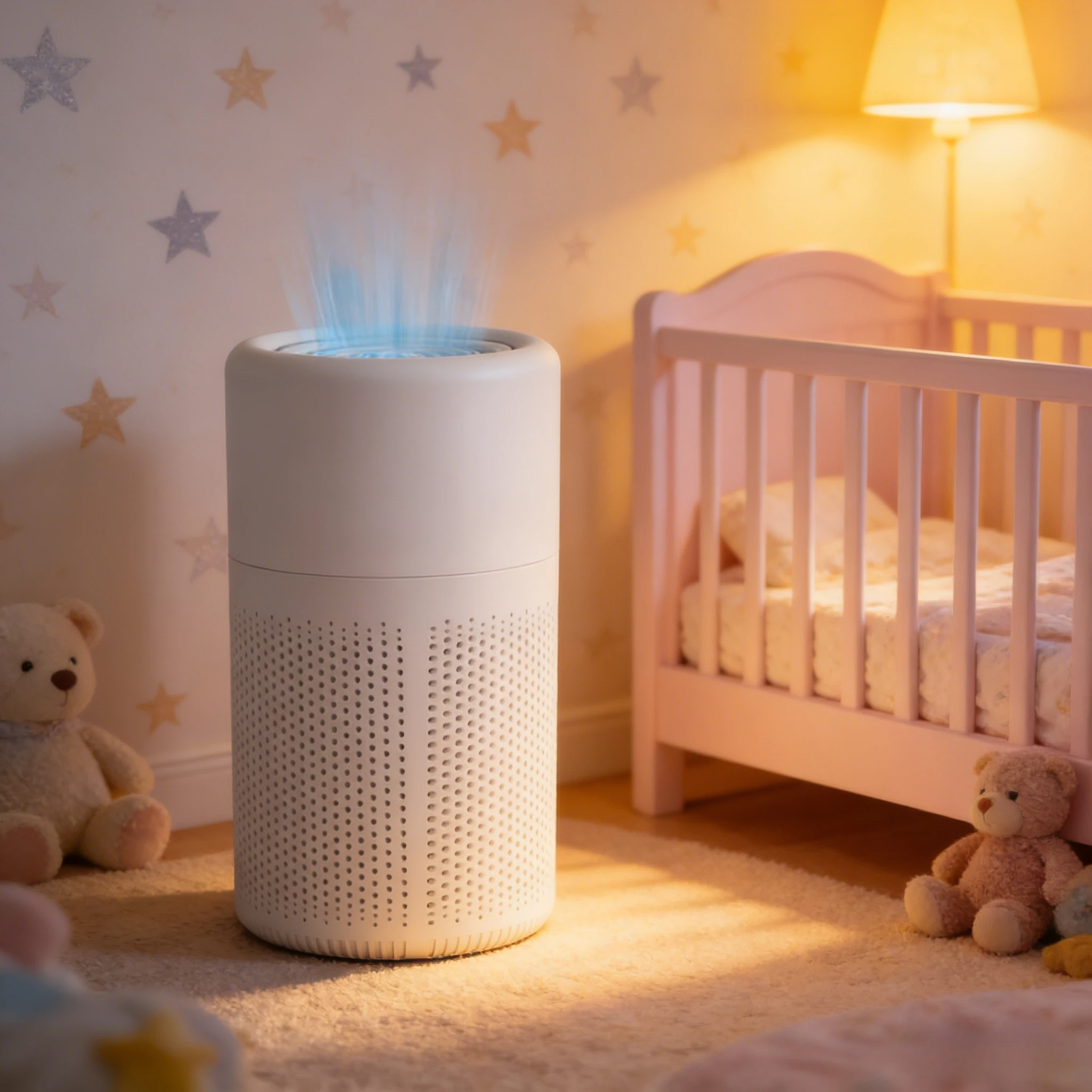 Air Purifier for Home Office Bedroom, Quiet Air Cleaner for Pets Formaldehyde Allergies, HEPA Filter Negative Ion USB Powered - Image 5