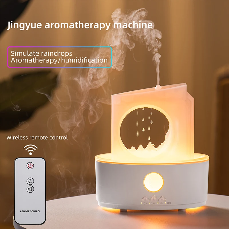 2024 New Design Aromatherapy Essential Oil Diffuser 250ML Home Air Diffuser Raindrop Humidifier Suitable for Home Christmas Gift - Image 4