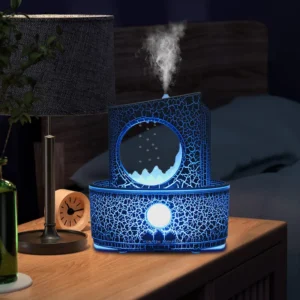 2024 New Design Aromatherapy Essential Oil Diffuser 250ML Home Air Diffuser Raindrop Humidifier Suitable for Home Christmas Gift