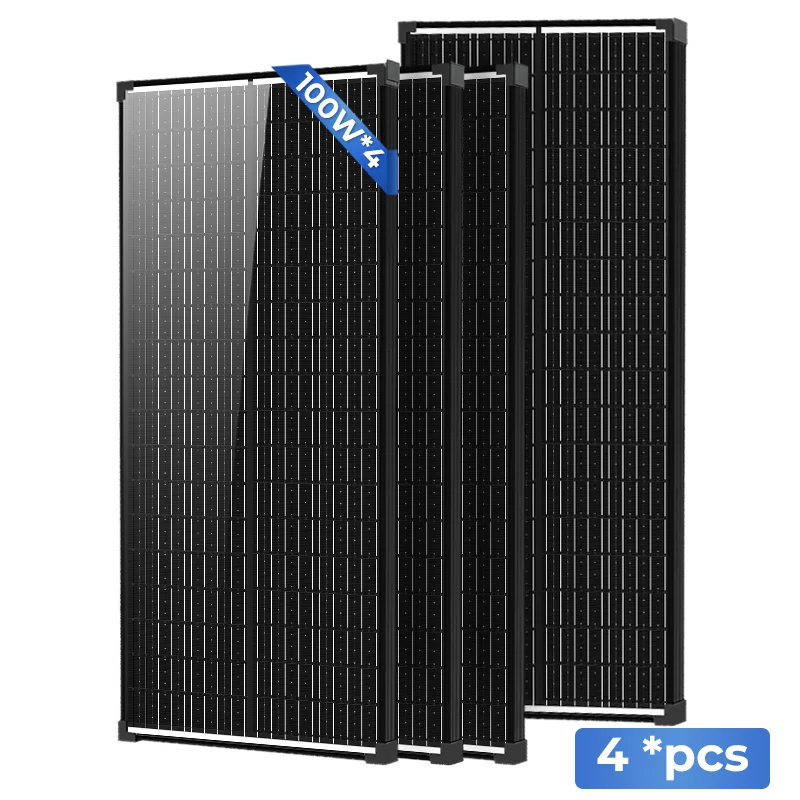AeternaSol 400W N-Type 18BB Bifacial Solar Panel Solar Panel Watt 25% High Efficiency Module RV Marine Boat Caravan Off Grid Monocrystalline Rigid High-Efficiency PV Module Power Charger for Sunsheds,Rvs High-Efficiency Solar Panel Monocrystalline PV - Image 11