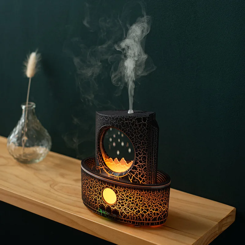 2024 New Design Aromatherapy Essential Oil Diffuser 250ML Home Air Diffuser Raindrop Humidifier Suitable for Home Christmas Gift - Image 8