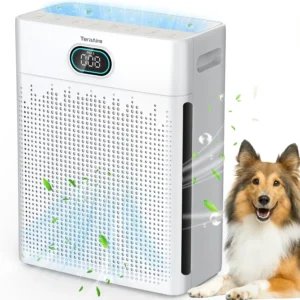H13 HEPA Air Purifier for Home, Covers 2200 Ft², Washable Filter, Pet Mode, PM2.5 Monitor for Smoke Odor Pollen