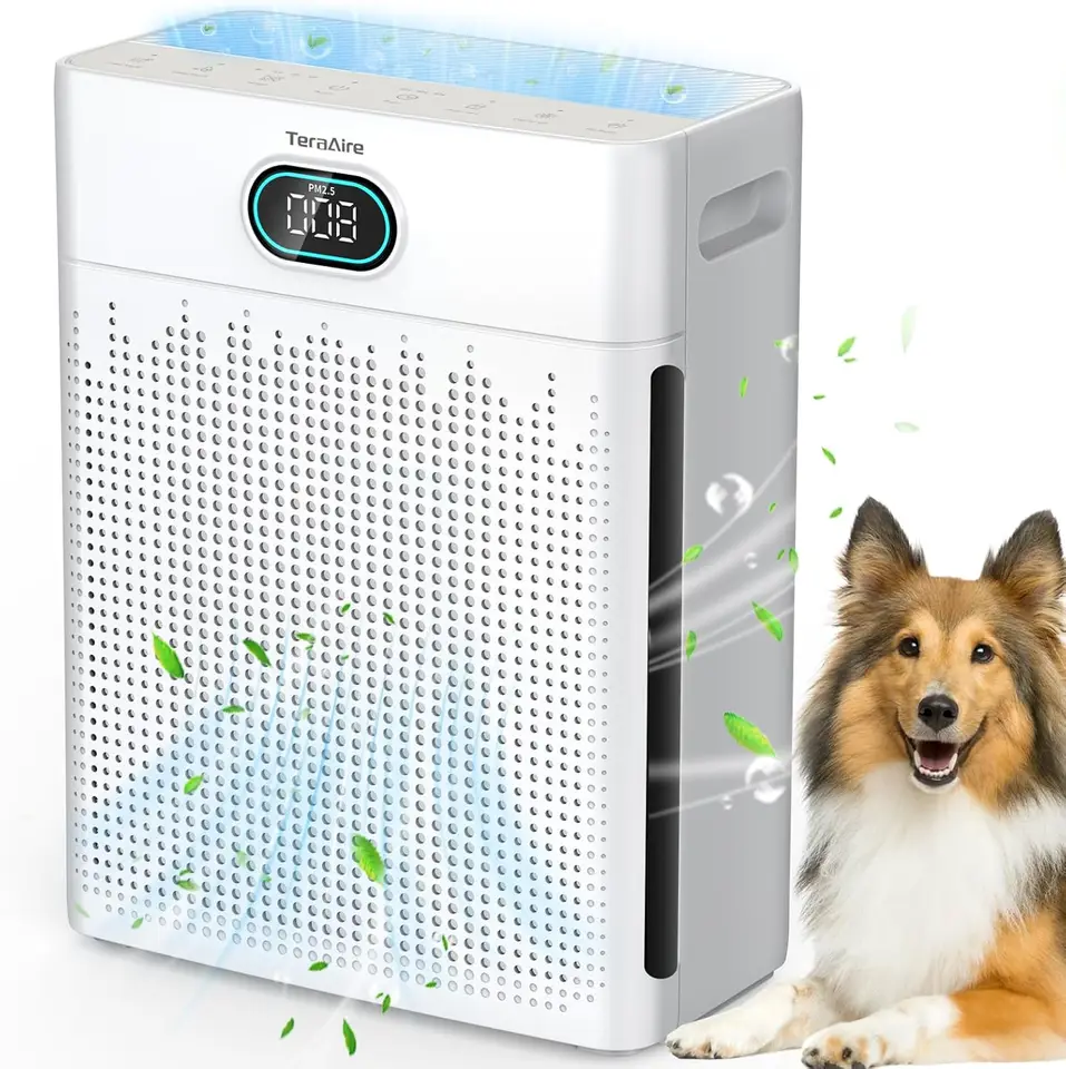 H13 HEPA Air Purifier for Home, Covers 2200 Ft², Washable Filter, Pet Mode, PM2.5 Monitor for Smoke Odor Pollen - Image 7