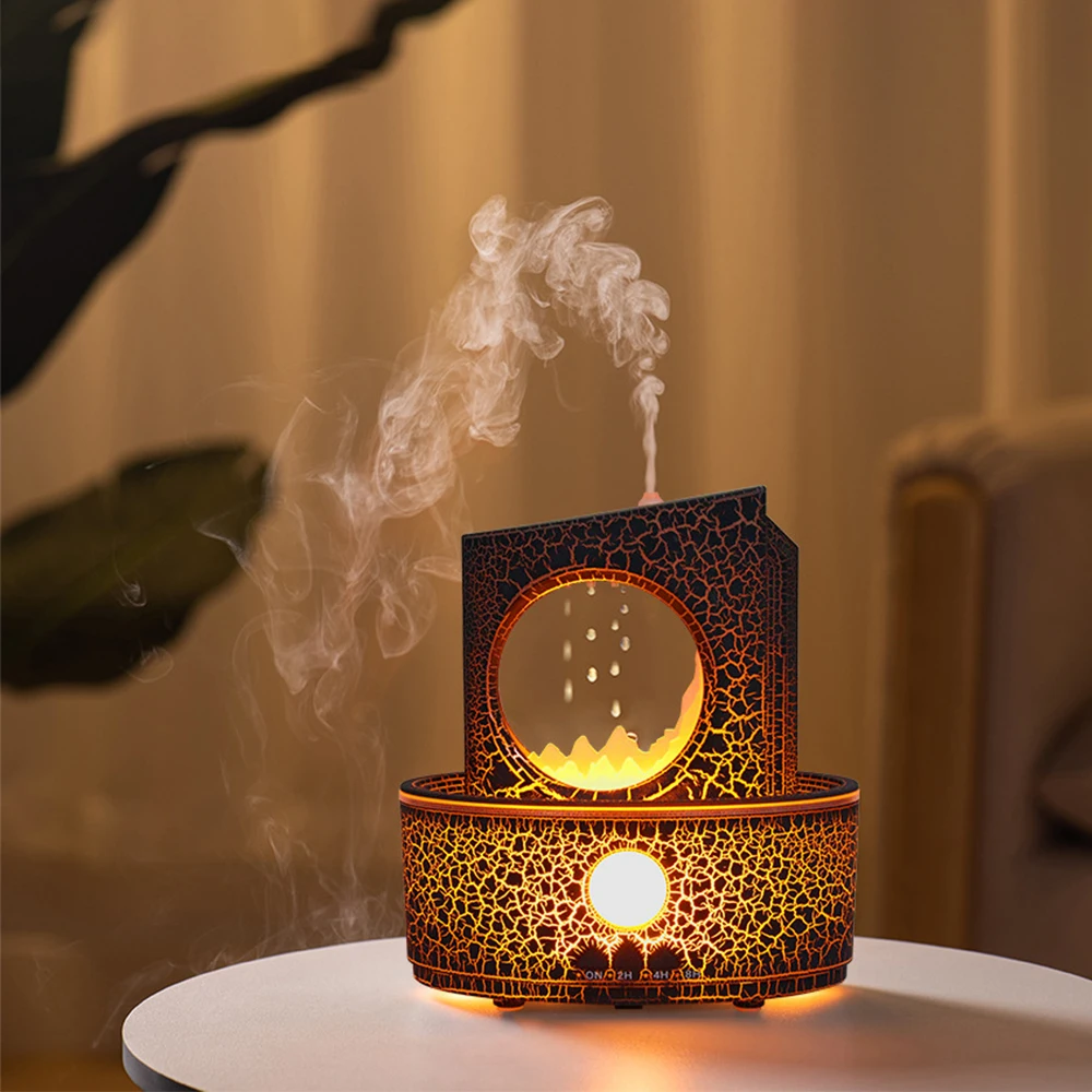 2024 New Design Aromatherapy Essential Oil Diffuser 250ML Home Air Diffuser Raindrop Humidifier Suitable for Home Christmas Gift - Image 2